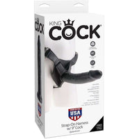 Thumbnail for Imbracatura King Cock Strap-On Realistico con Base a Ventosa