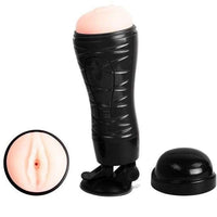 Thumbnail for Stimolatore Uomo Vagina Realistica con Ventosa e Manico Ergonomico
