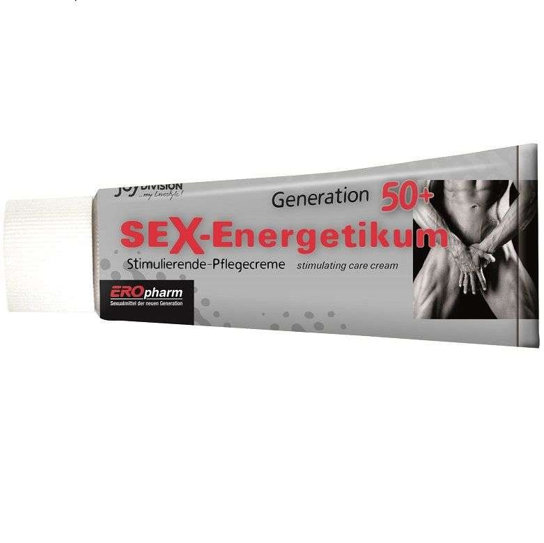 Crema Erogene Energetikum 50+ per Uomo - Favorisce il Flusso Sanguigno