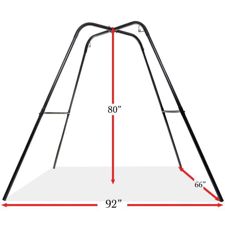 Supporto autoportante per swing bondage stabile e versatile. Stand fino a 180 kg, facile da montare. Parco giochi BDSM robusto e regolabile senza fori. Struttura in acciaio con bondage loops per massimo comfort. Swing professionale con trasporto facile