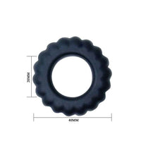 Thumbnail for Anello Fallico Seghettato in Silicone per Più Erezioni e Stimolazione