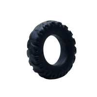 Thumbnail for Anello Fallico Ziglinato in Silicone Nero per Maggiore Stimolazione