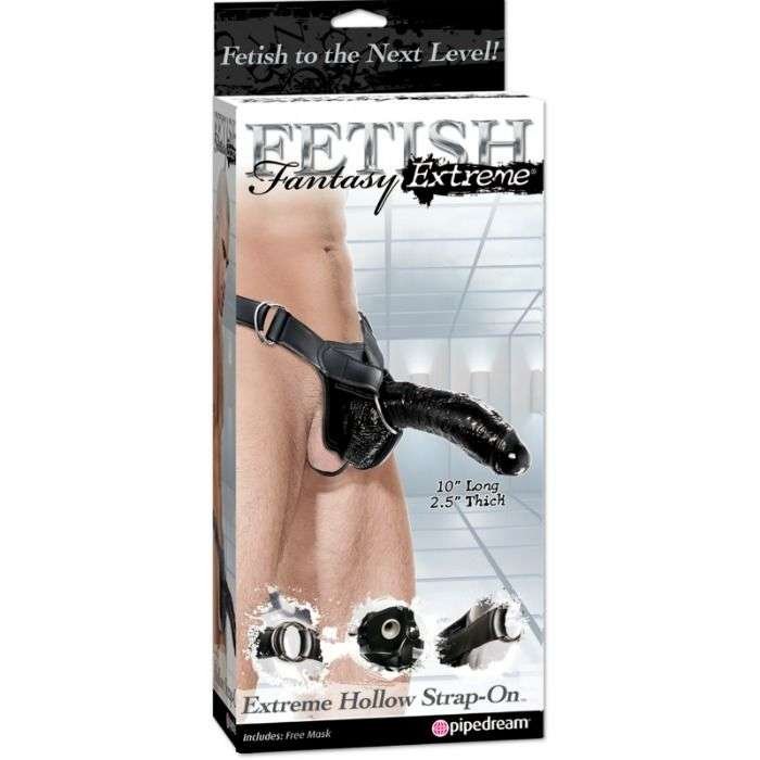 Strap-on Gravoso Fetish Fantasy Extreme, 10" di Gomma Sicura