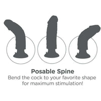 Thumbnail for Dildo Vibrante King Cock Realistico Impermeabile 25 cm Design Naturale