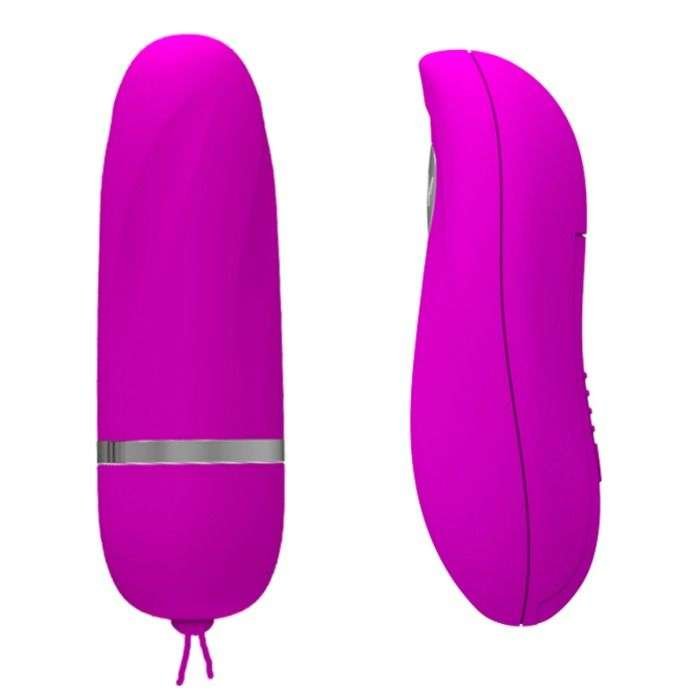 Vibratore Egg Pretty Love Debby, 12 modalità di vibrazione in silicone viola