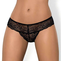 Thumbnail for Perizoma Sexy in Pizzo con Decorazioni Lucide e Fit Perfetto