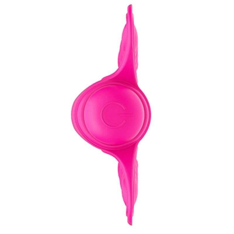 Mini vibratore indossabile con ali flessibili e silicone sicuro