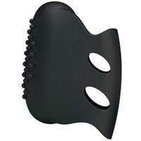 Thumbnail for Vibratore da Diteggiatura in Silicone Nero – Stimolatore Curvo e Intuitivo