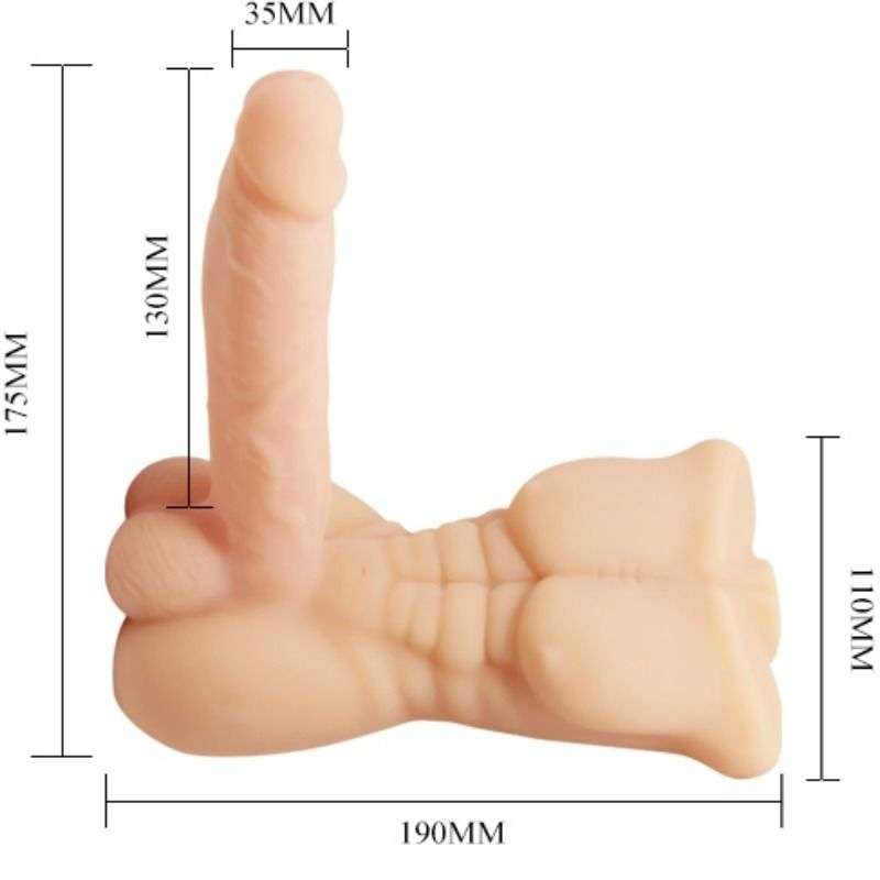 Bigger Man Vibrante: Peni con Vibrazione e Telecomando Multimodalità