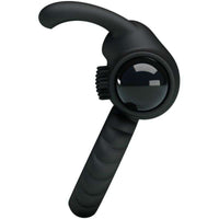 Thumbnail for Anello Vibrante Eudora in Silicone Impermeabile Nero con Stimolatore Clitoride