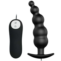 Thumbnail for Plug anale vibrante in silicone con design pene e maniglia ergonomica