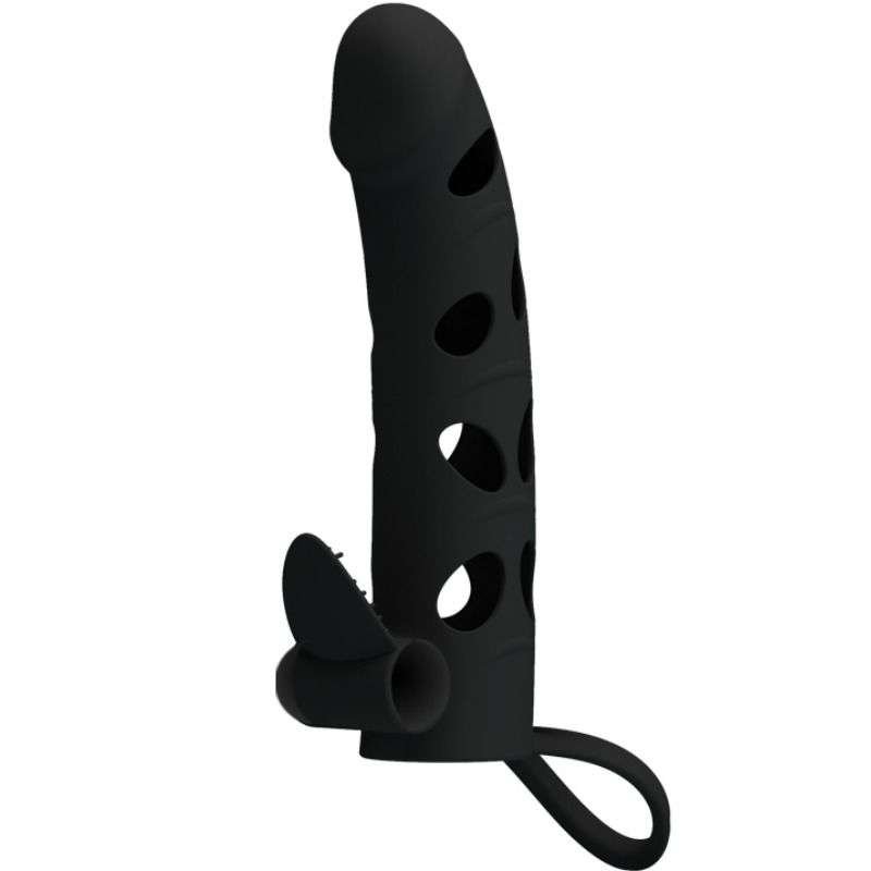 Guaina Vibrante in Silicone 15,2 cm con Cinturino a Sfera