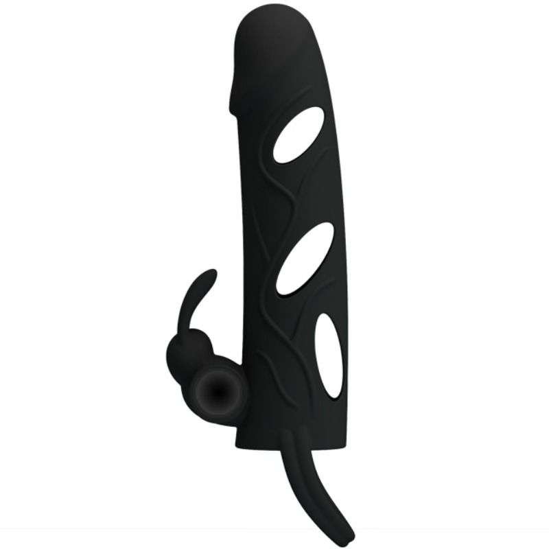 Guaina Pene Vibrante con Cinturino a Sfera e Coniglio Stimolante