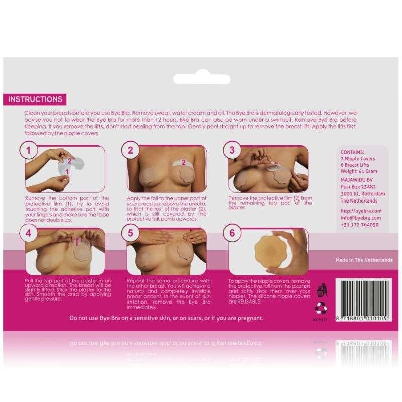 Nastro Adesivo Seno Bye Bra per Sollevamento Naturale senza Reggiseno