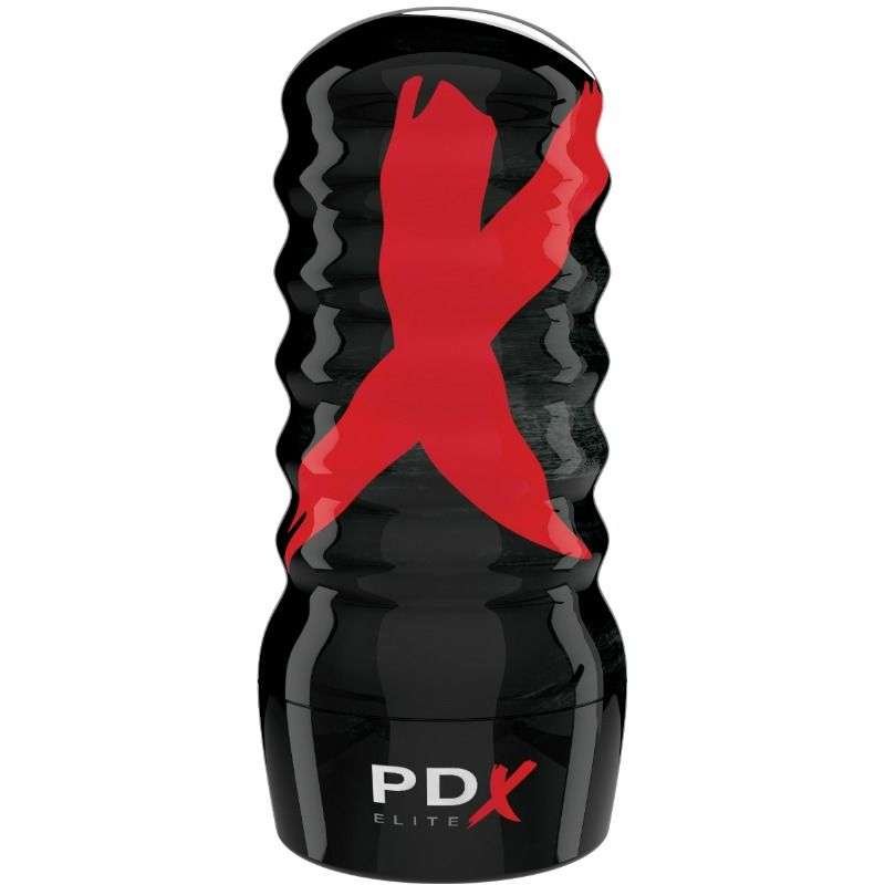 Stroker Air-Tight PDX Elite con Vibratore e Stimolatore Prostatico