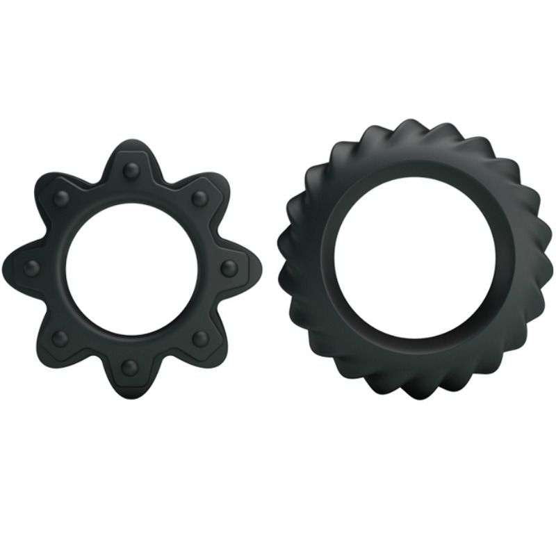 Set di Anelli Fallici in Silicone per Erezioni Più Forti e Piacere Prolungato