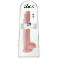 Thumbnail for Dildo Realistico King Cock: Dettagli Artigianali e Sicuro All'Americana