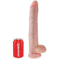 Thumbnail for Dildo Realistico King Cock: Dettagli Artigianali e Sicuro All'Americana