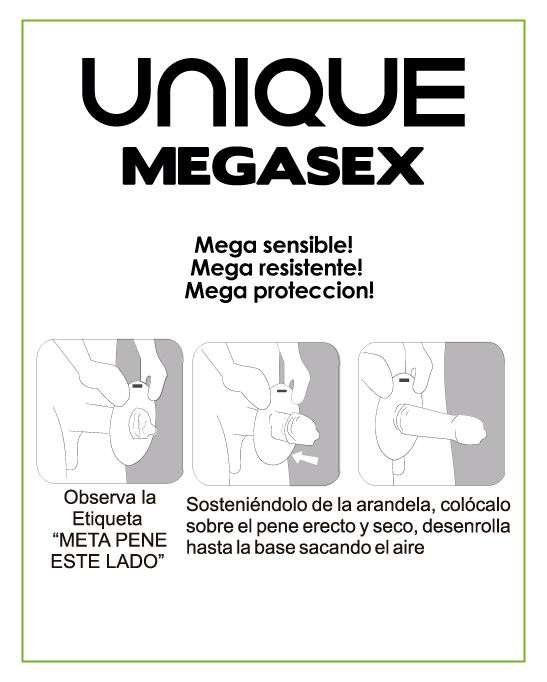 Preservativi Duali MEGASEX con Lubrificante ULTRALUB - Confezione Economica