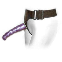 Thumbnail for Imbracatura Doppia Penetrazione Viola con Dildo Regolabile