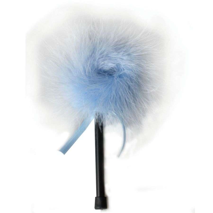 Spolverino di Marabù Blu per Sensazioni Uniche e Gioco Intimo