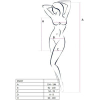 Thumbnail for Abito corto con bodystocking a rete Passion, sexy e seducente