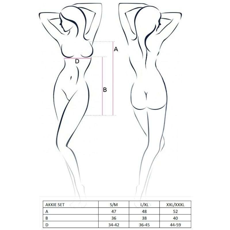 Set Lingerie Seducente Akkie con Costume da Infermiera e Accessori Inclusi