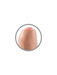 Thumbnail for Dildo Realistico Uncut con Prepuzio Mobile e Base a Ventosa