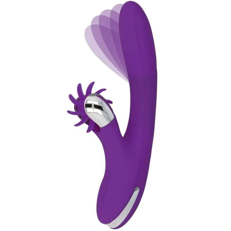 Stimolatore Clitoride e G-Spot, Silicone Morbido, 7 Modalità