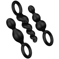 Thumbnail for Set di 3 Plug Anali in Silicone Ipoallergenico – Sensazioni Diverse