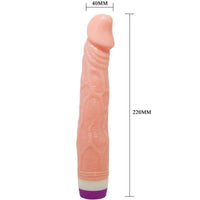 Thumbnail for Vibratore realistico multi velocità con stimolazione a coste e base rotante
