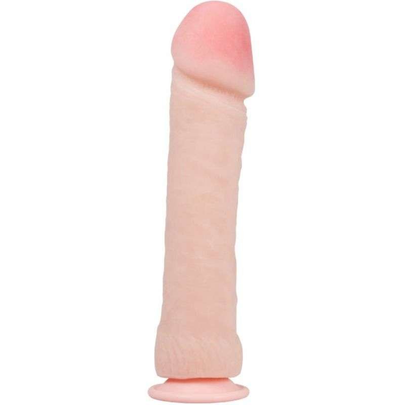 Dildo Realistico con Ventosa Naturale 26 cm, TPR resistente