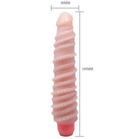Thumbnail for Dildo realistico con vibrazioni multiple e ventosa, stimolazione a spirale