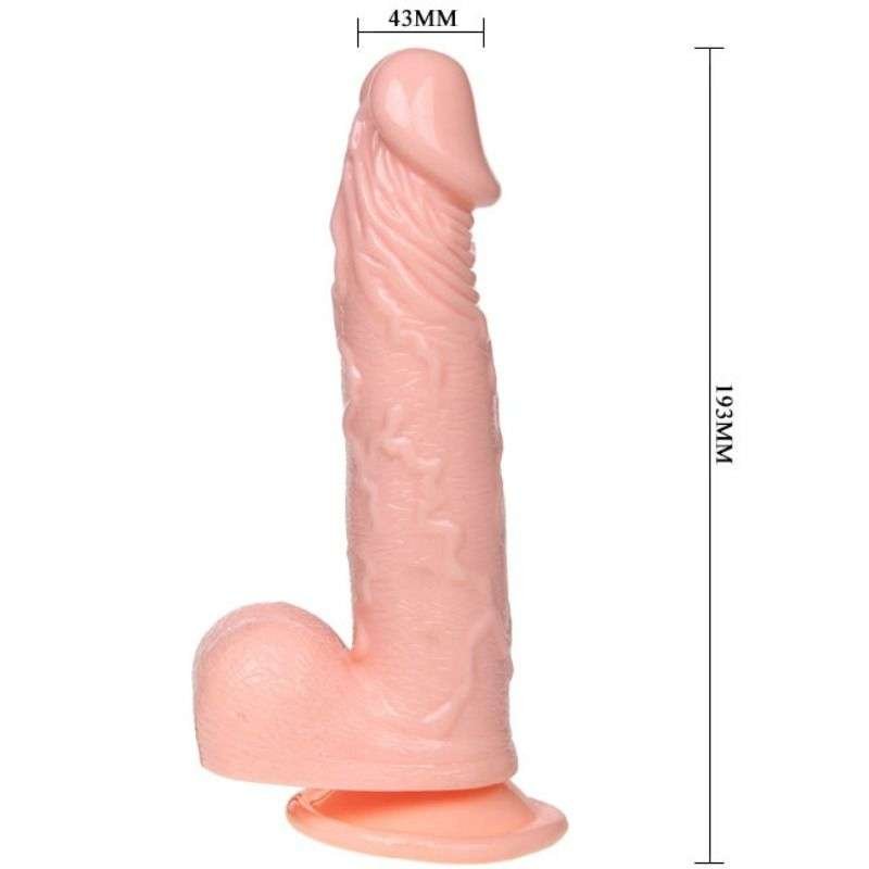 Dildo Gonfiabile in TPR con Valvola Rapida e Ventosa Forte