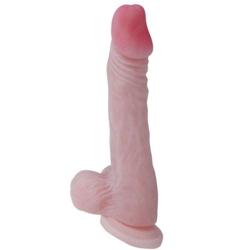 Dildo Realistico in TPR Morbido con Ventosa e Venature