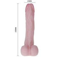 Thumbnail for Dildo Realistico in TPR Morbido con Ventosa e Venature