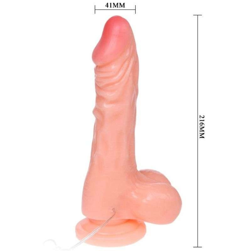 Dildo Realistico Vibrante con Base di Aspirazione e Telecomando