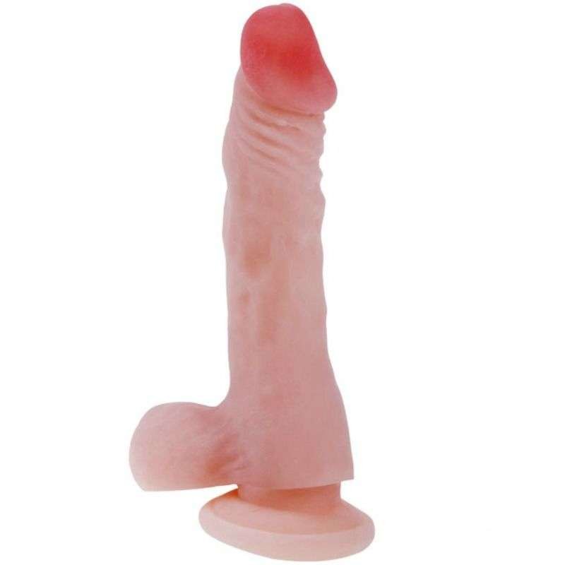 Dildo Realistico in TPR Morbido con Ventosa e Venature