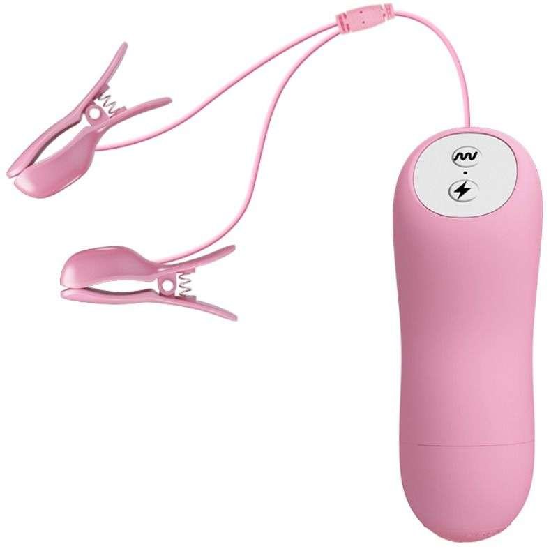 Morsetti Vibranti per Capezzoli con Vibrazione e Stimolazione Elettrica