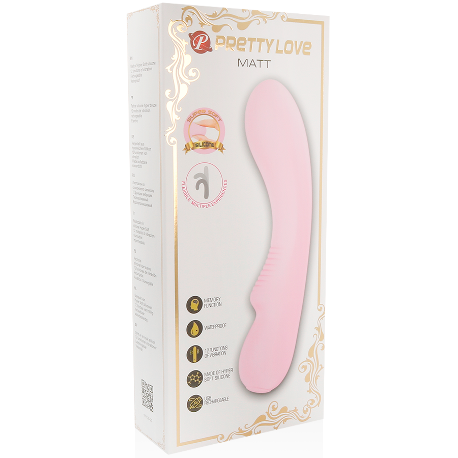 Vibratore in Silicone Morbido con 12 Modalità di Vibrazione e Ricarica USB