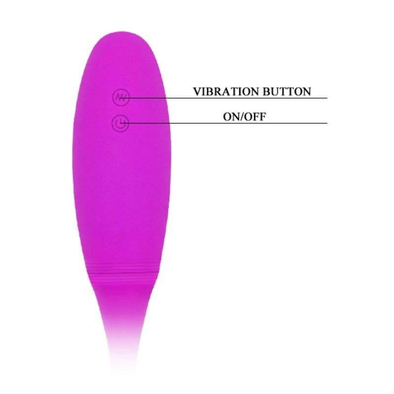 Vibratore Doppio Wireless Pieghevole con 7 Vibrazioni per Coppie