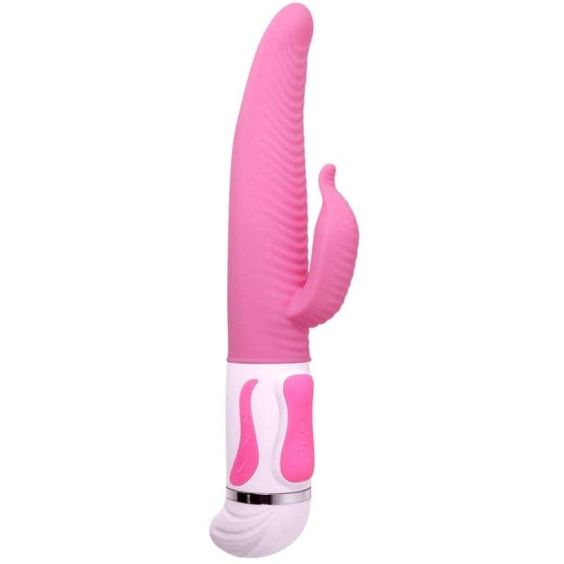 Vibratore Coniglio in Silicone Flessibile con 12 Vibrazioni e Ricarica Magnetica