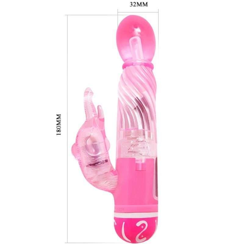 Vibratore Jelly Rabbit Viola con 10 Modalità di Vibrazione Potenti