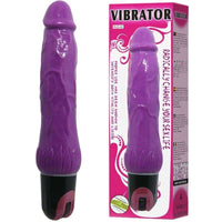 Thumbnail for Vibratore Dildo Venato Multispeed Rosa in TPR e ABS