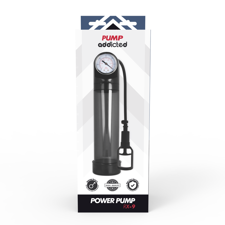 Pompa per il Pene Pump Addicted con Calibratore Professionale