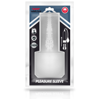 Thumbnail for Masturbatore Sleeve Trasparente con Pump Addicted – Stimolazione Realistica
