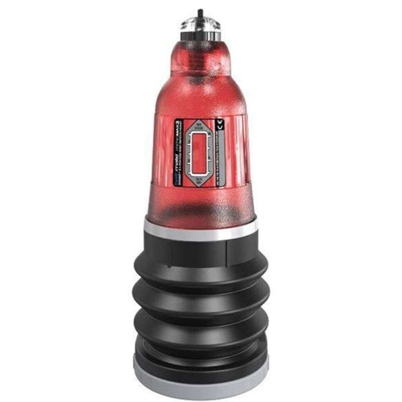 Pompa Hydromax 3 Rosso per tutte le taglie del pene 7,6-27,9 cm