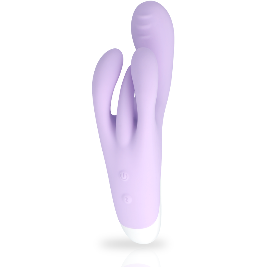 Giocattolo Erotico Silicone Doppio Motore, 10 Vibrazioni, Impermeabile