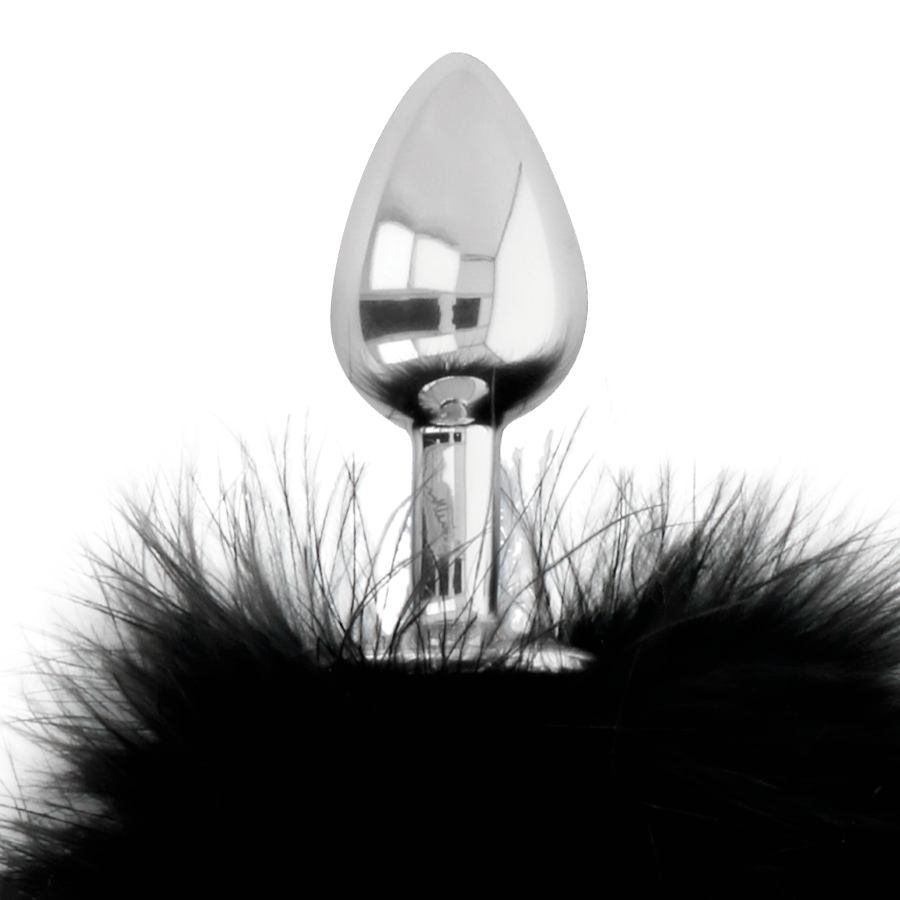 Plug anale stimolante con coda pelosa - Comfort e sensazioni intense