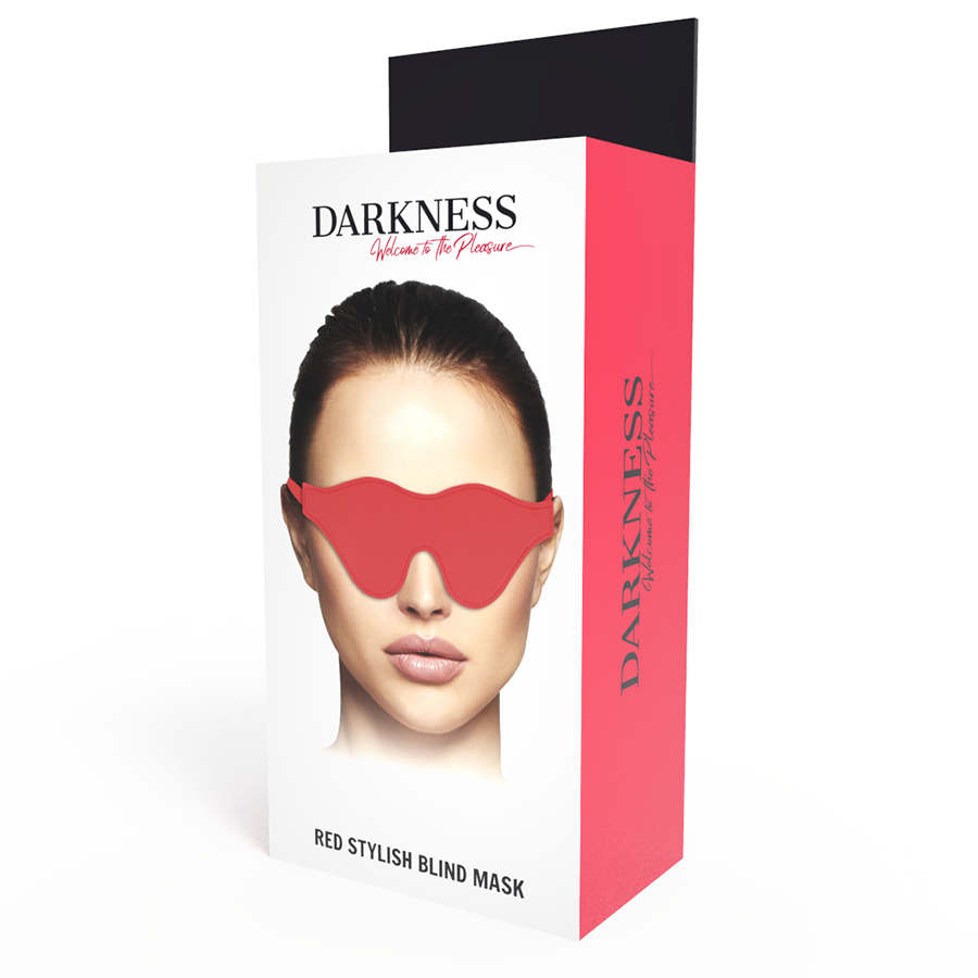 Maschera Oscurità in PVC per Sospense e Intimità Misteriosa